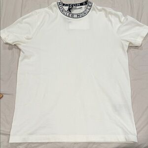 Moncler Cream Short Sleeve Tee